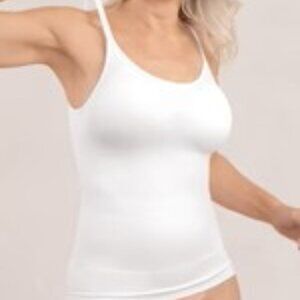 Shapermint Essentials Women's All Day Every Day Scoop Neck Cami White 2XL - NWOT